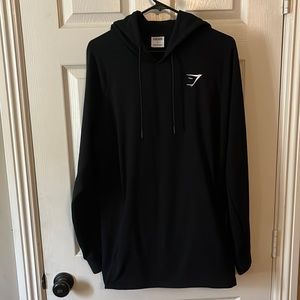 Black Gymshark Men’s Critical Hoodie. Size Large.